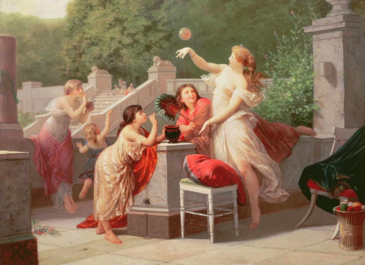 Soffiare bolle - 1883